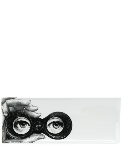 Fornasetti binoculars-print serving dish (37cm)