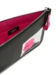 Karl Lagerfeld logo print make-up bag