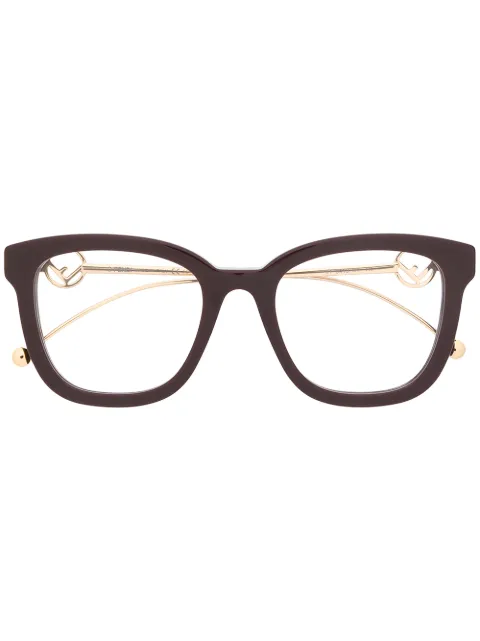 Lentes Con Armazón Cuadrada Fendi Eyewear Por $7,978 - Descubre Online