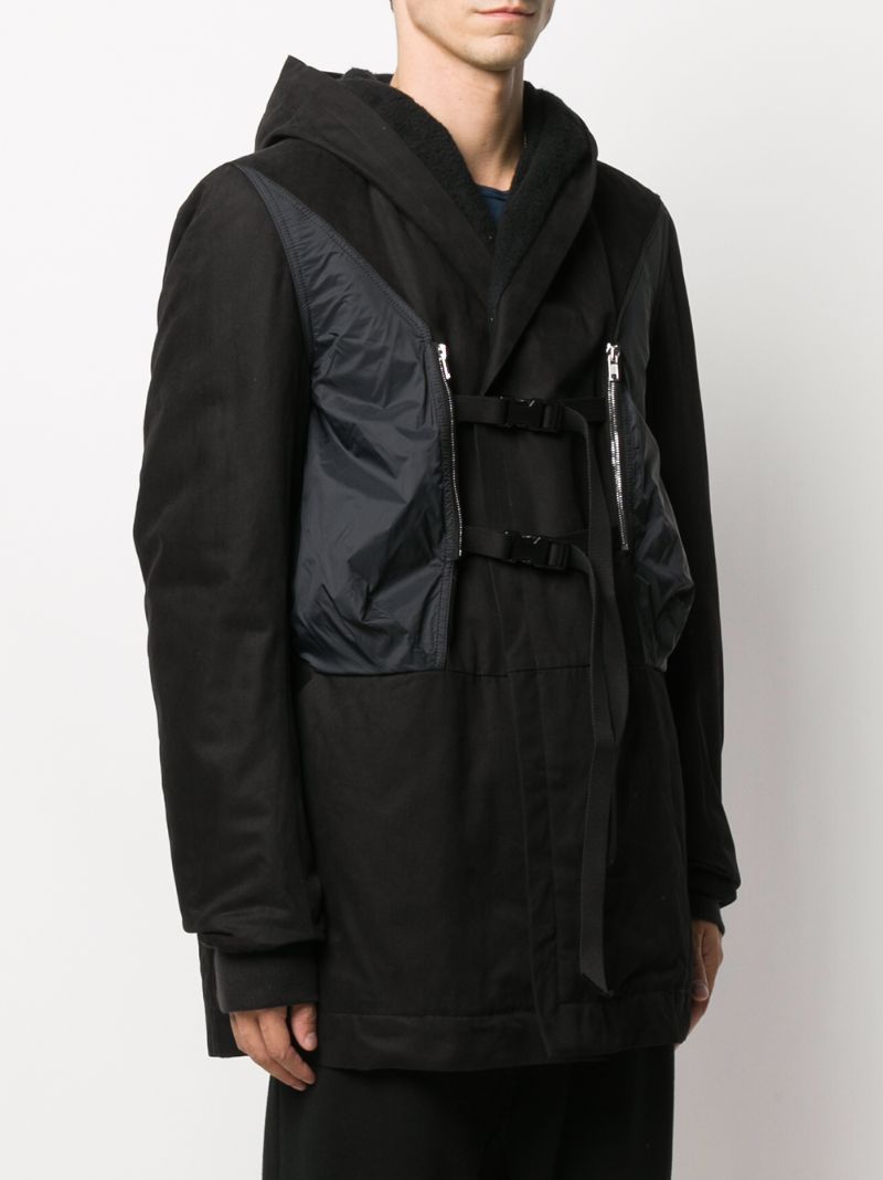 Shop Rick Owens Drkshdw Constraint Hooded Jacket In Black