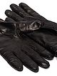 Prada reversible cashmere and leather gloves