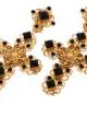 Dolce & Gabbana crystal embellished cross earrings