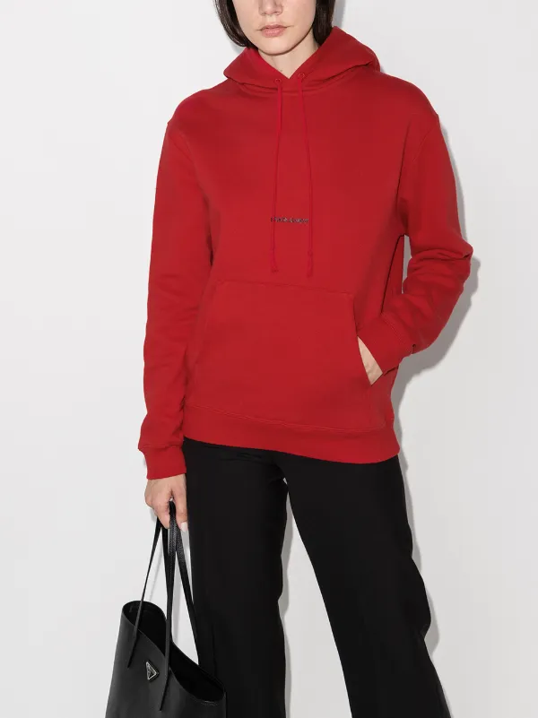 Saint laurent red hoodie Clearance