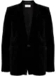 Image 1 of Saint Laurent single-breasted velvet blazer