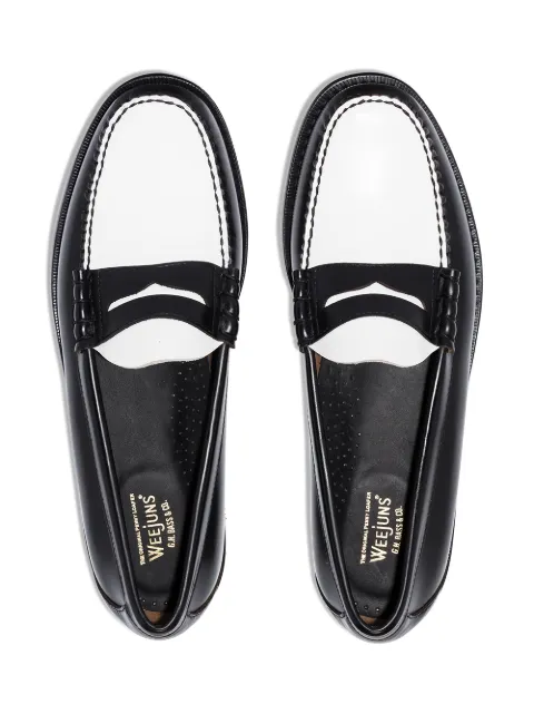 larson weejuns black and white