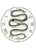 Fornasetti serpent print clock - White