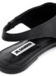 Image 2 of Jil Sander leather slingback pumps