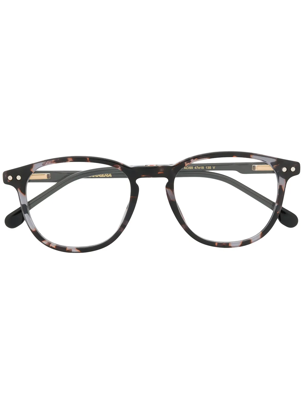Carrera round-frame tortoiseshell glasses Carrera round-frame tortoiseshell glasses