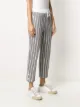 Thom Browne stripped cropped track pants