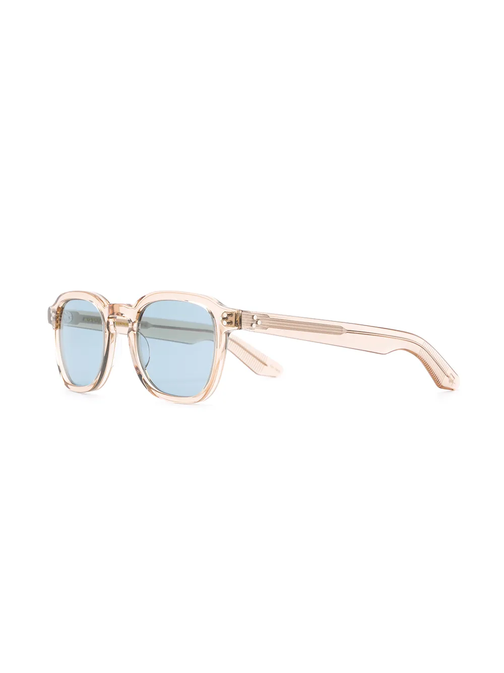 Moscot NYC Momza zonnebril met vierkant montuur - Beige