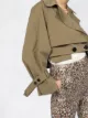 Dorothee Schumacher wrap front cropped jacket