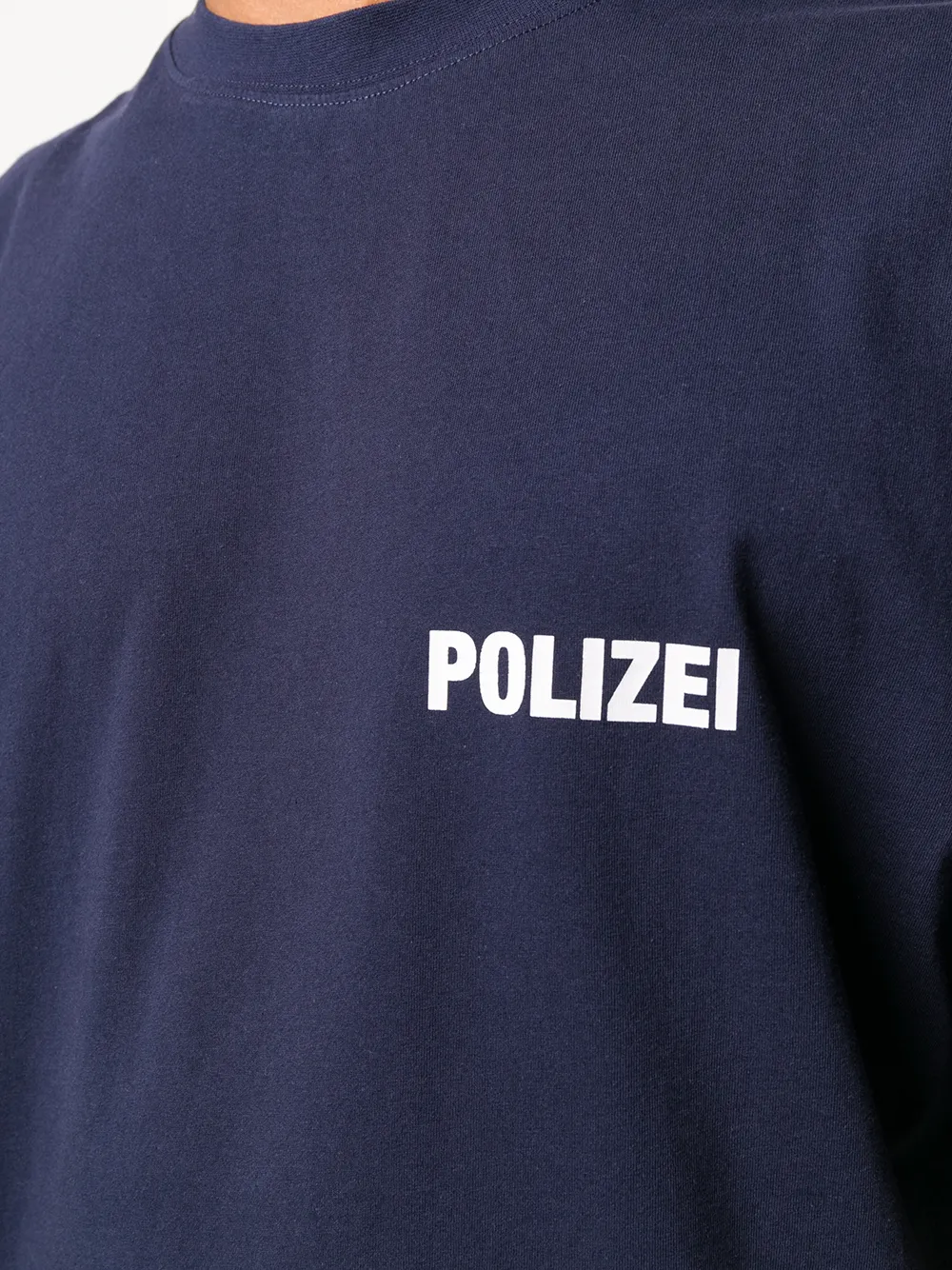 polizei vetements hoodie