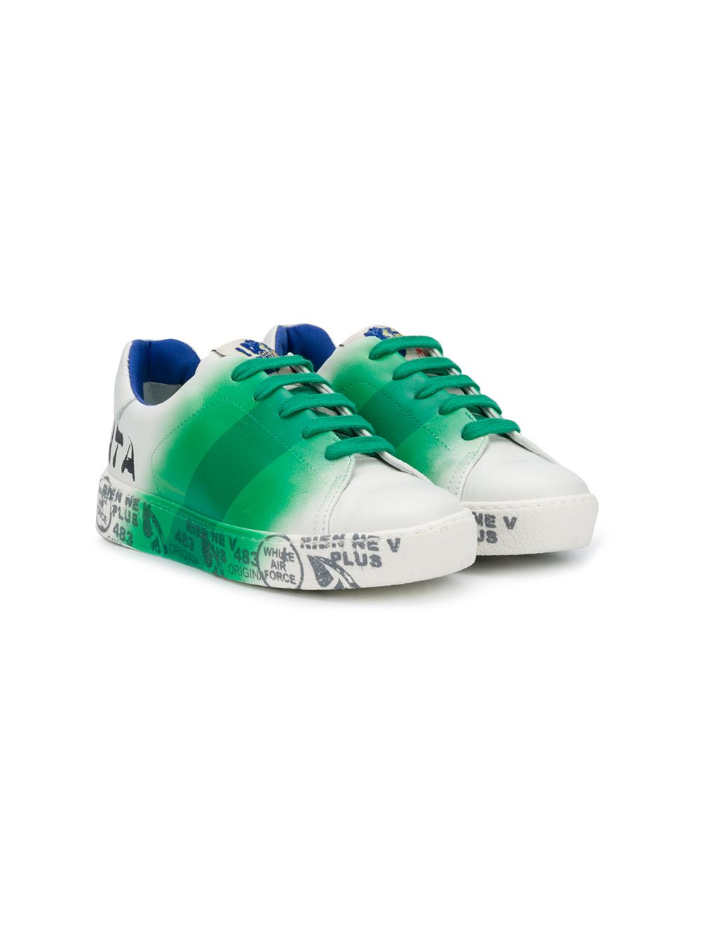 фото Premiata kids charlie lace-up sneakers