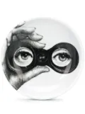 Fornasetti binoculars-print ashtray (12cm) - White