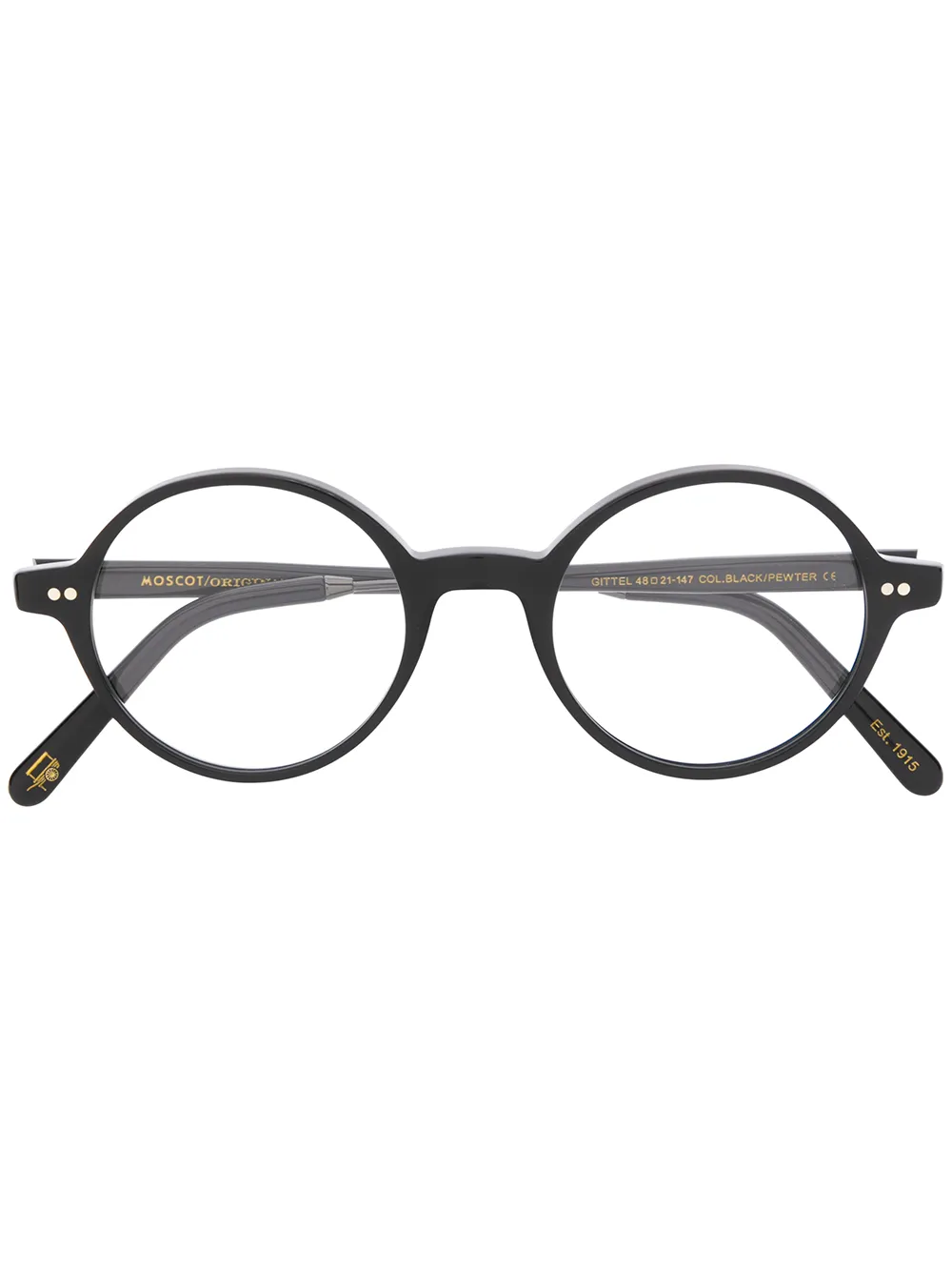 MOSCOT GITTEL ROUND-FRAME GLASSES