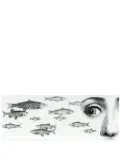 Fornasetti fish-print serving dish (392mm) - White