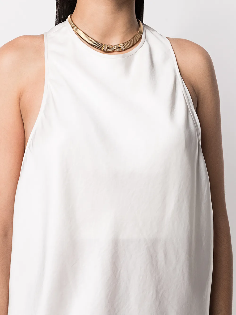 Christian Dior Pre-Owned 1980s pre-owned crystal-embellished necklace | Image 2