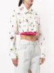 Gcds Hello Kitty cropped denim jacket