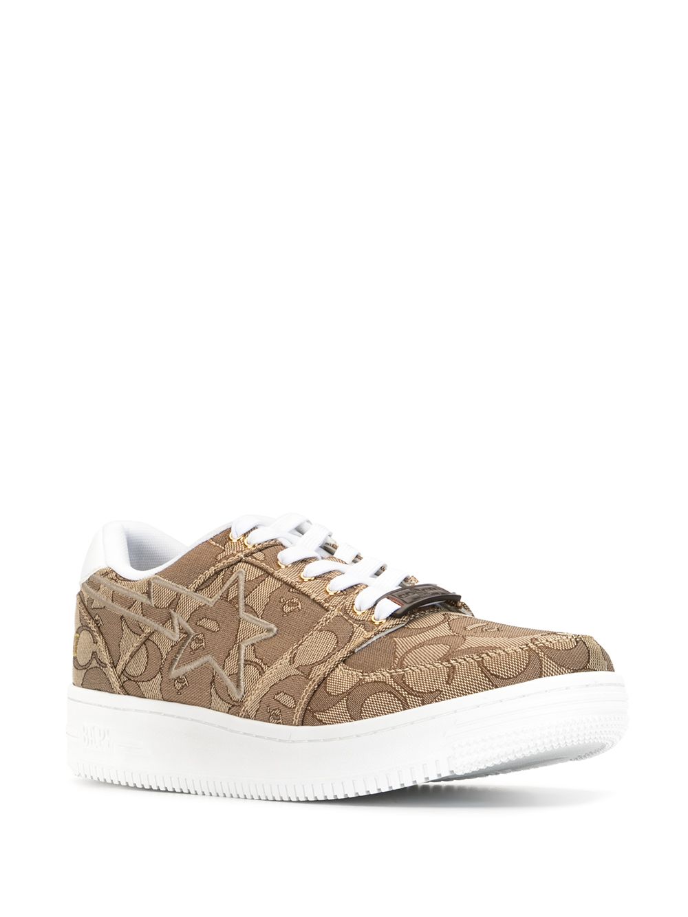 фото Bape x coach bapesta low-top sneakers