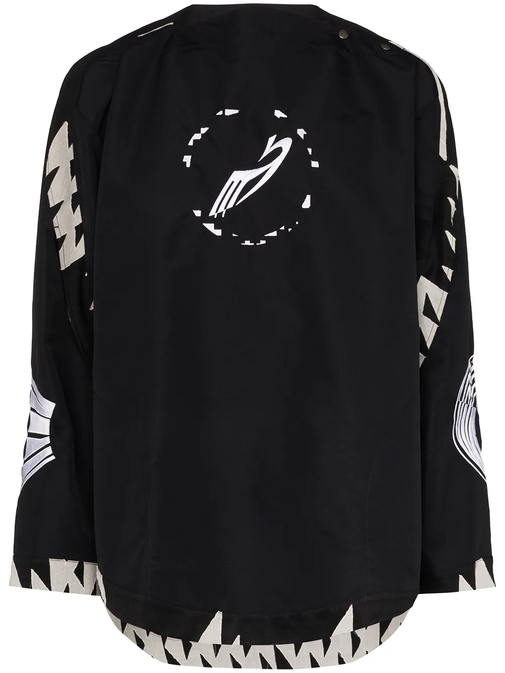 

Kiko Kostadinov x Browns 50 logo-embroidered jacket - Black