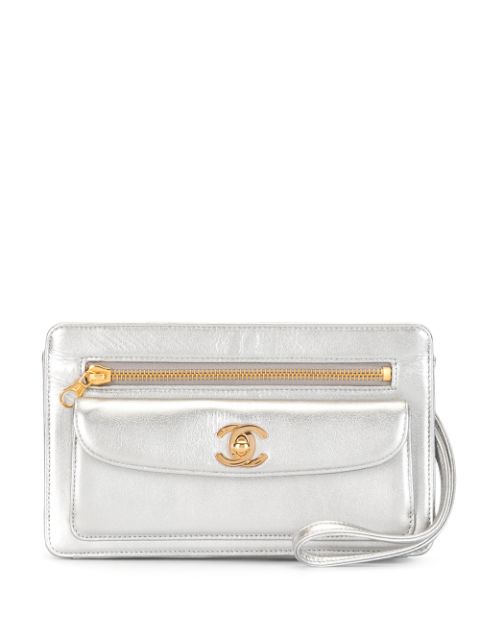 CHANEL 1997 CC Turn-lock clutch bag Women