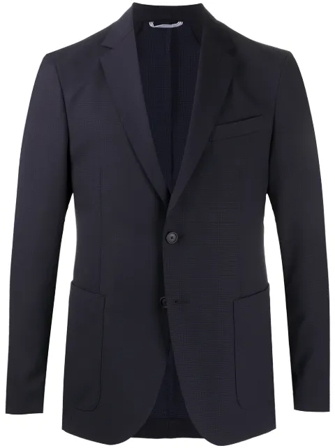 BOSS single-breasted notched lapels blazer