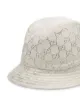 Image 2 of Gucci metallic logo-jacquard bucket hat