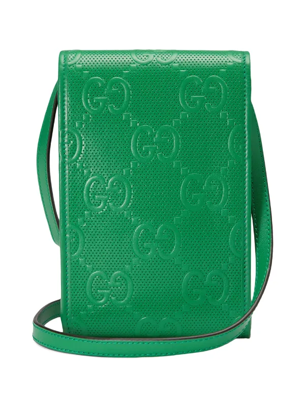 gucci bag embossed logo