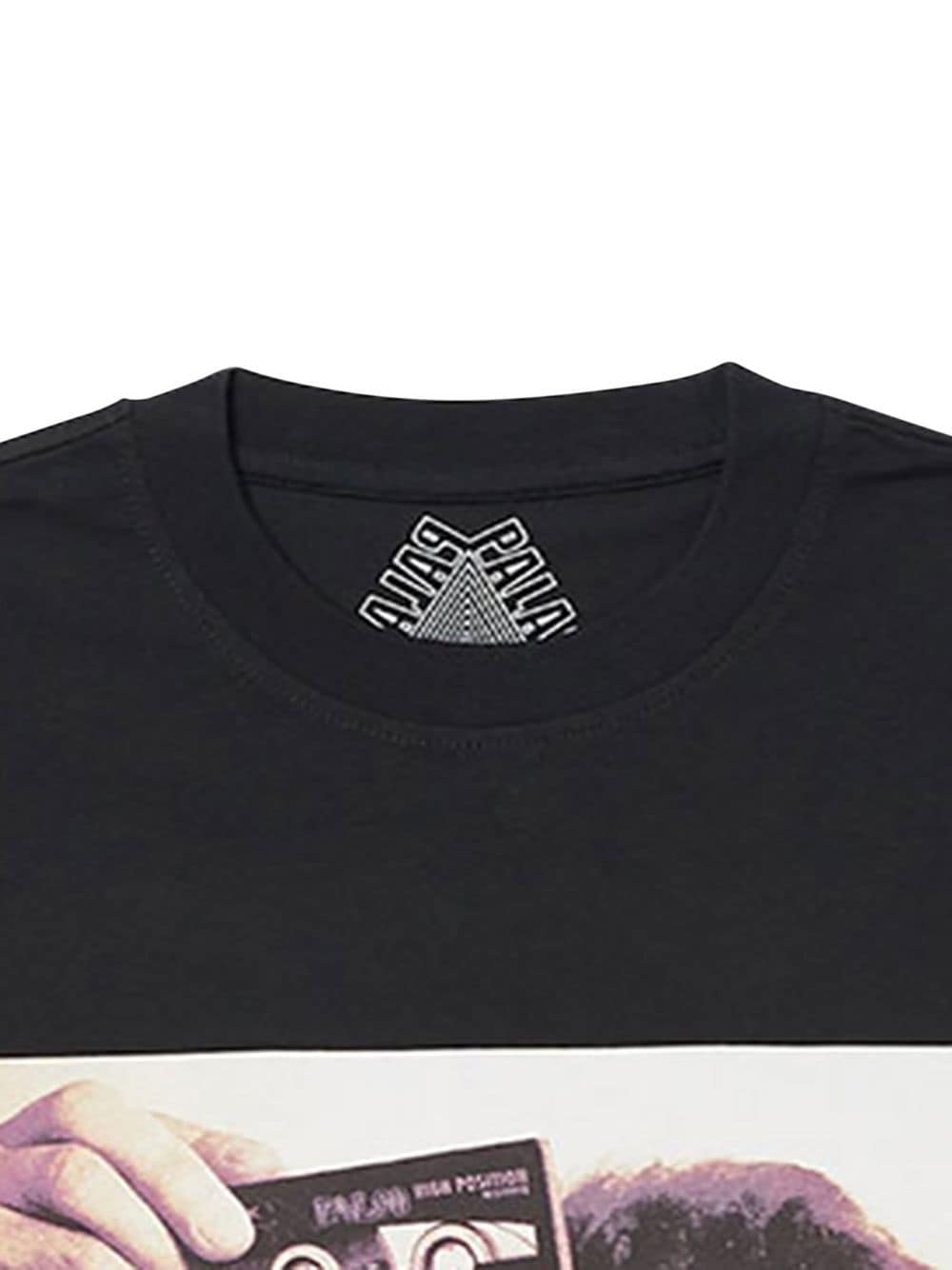 Palace T-shirt met print - Zwart