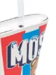 Moschino logo-print clutch bag