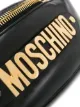 Moschino lettering logo plaque belt bag