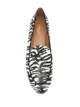 Aquazzura zebra pattern loafers