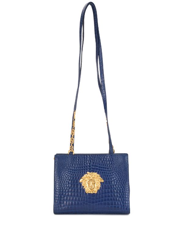 versace blue bag