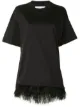 Image 1 of Marques'Almeida feather hem T-shirt
