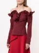 Marques'Almeida v-neck ruffle blouse