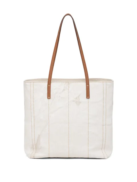 Prada Logo Print Tote Bag Farfetch