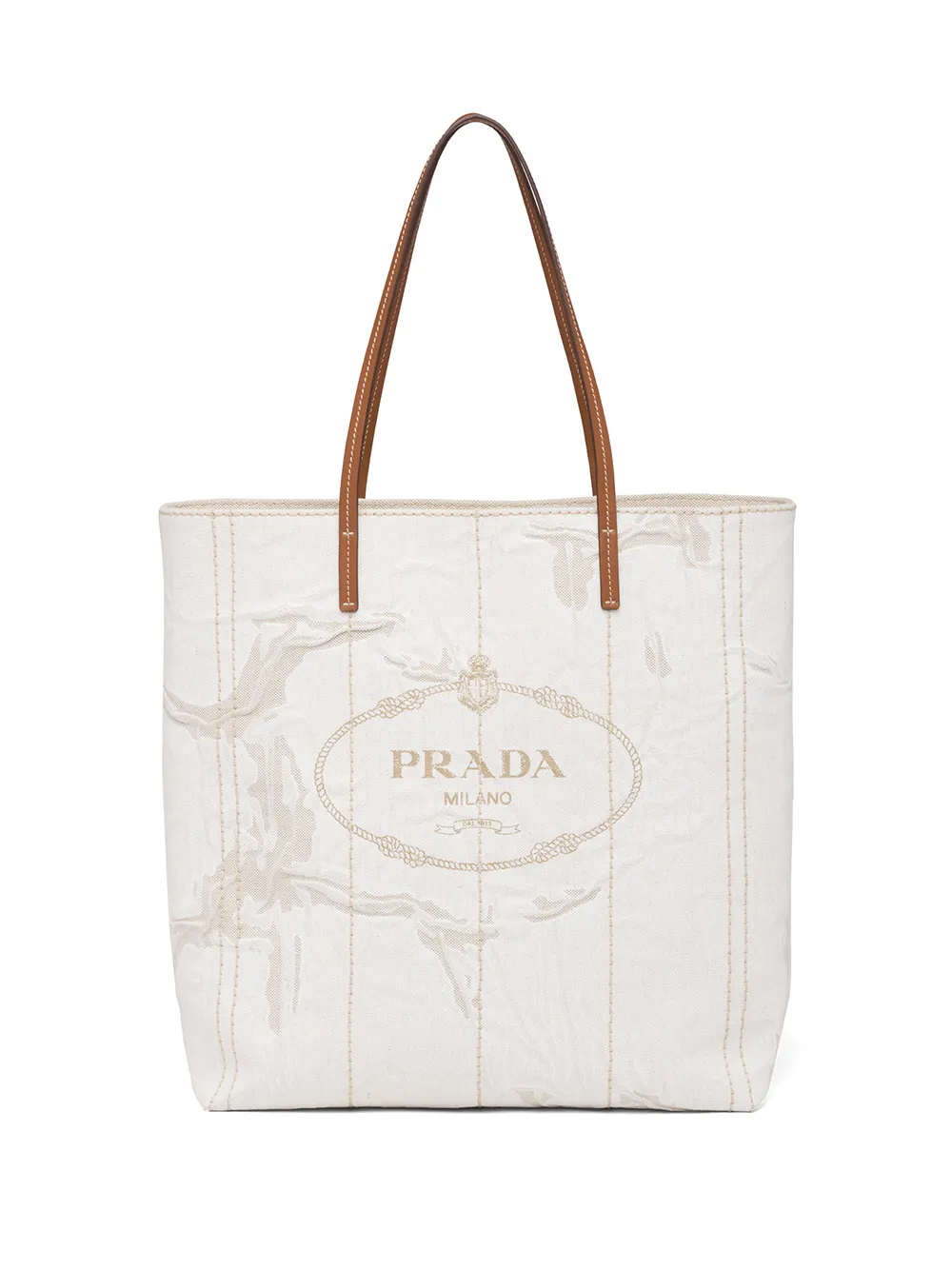 

Prada logo-print tote bag - Neutrals