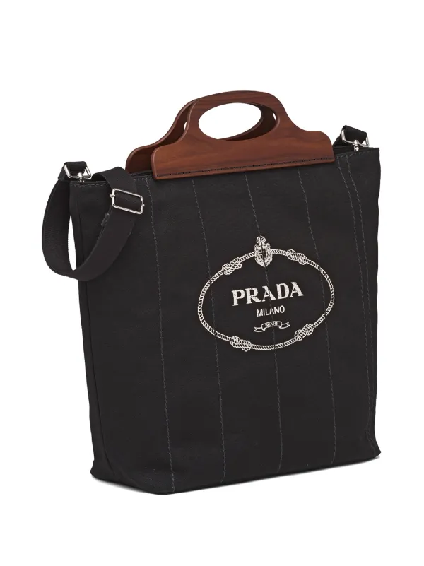 prada striped bag