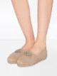 Miu Miu crystal-embellished suede espadrilles
