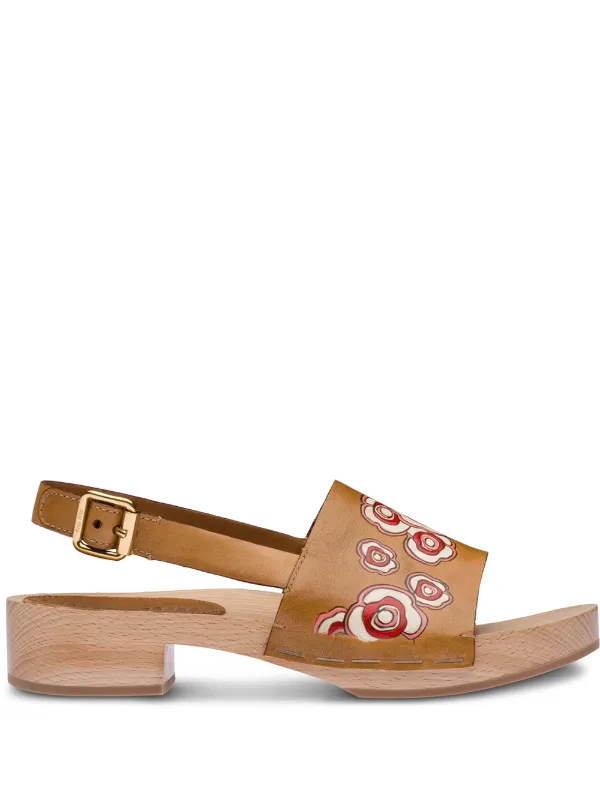 miu miu flower sandals