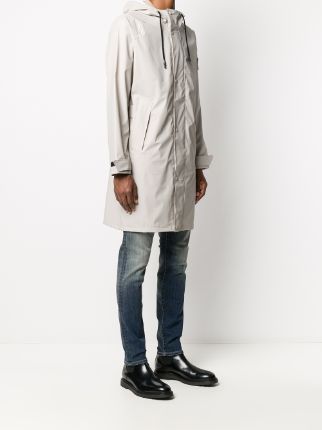 mid-length hooded coat展示图