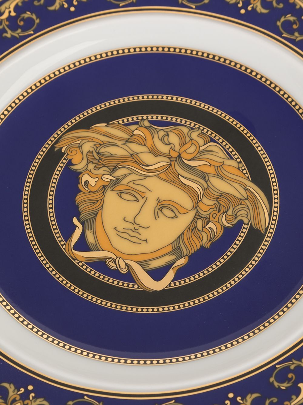 фото Versace home круглая тарелка medusa 18.5 см