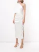 Manning Cartell draped one-shoulder dress