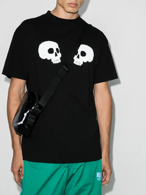 palm angels skull shirt