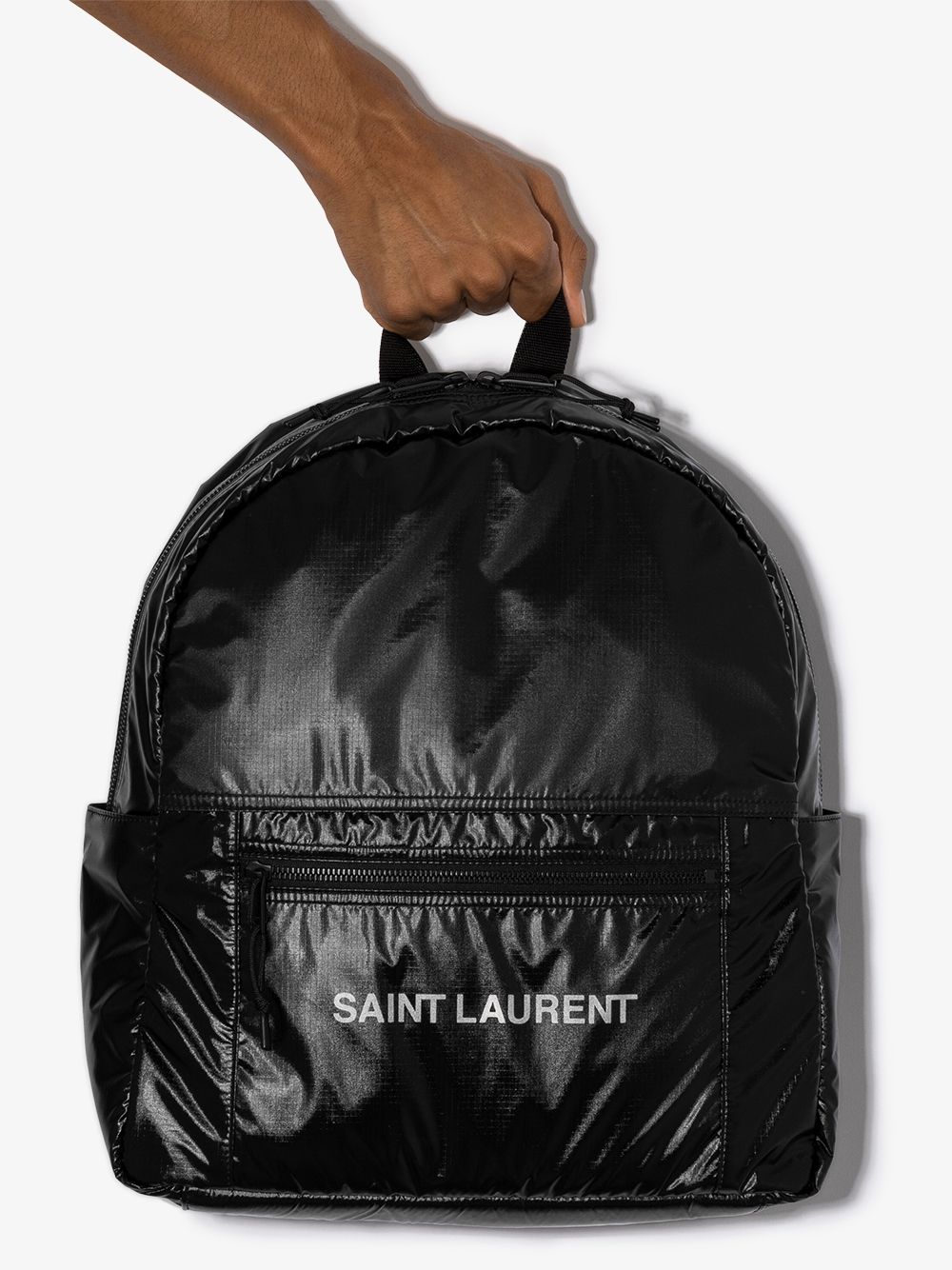 Saint Laurent ヌックス リップストップ ロゴ バックパック 通販 