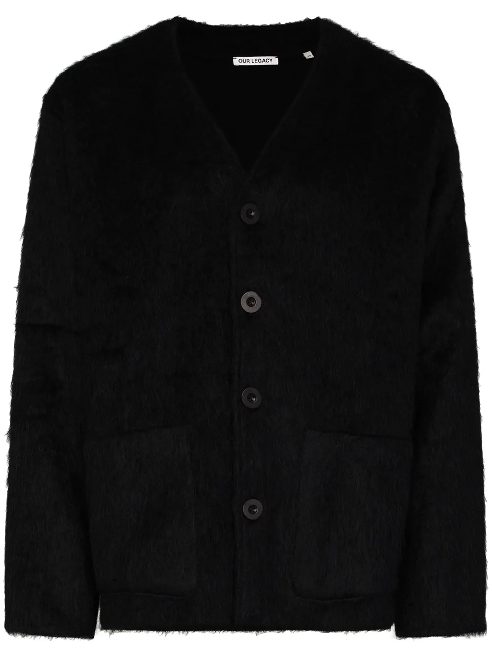 OUR LEGACY faux-fur button-up Cardigan - Farfetch