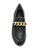 Casadei studded chain link loafers