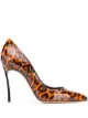 Image 1 of Casadei Blade leopard printed pumps