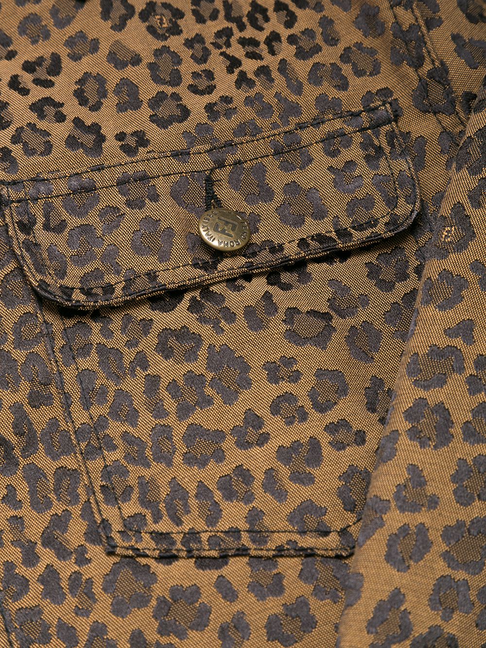 фото Fendi pre-owned костюм с леопардовым принтом
