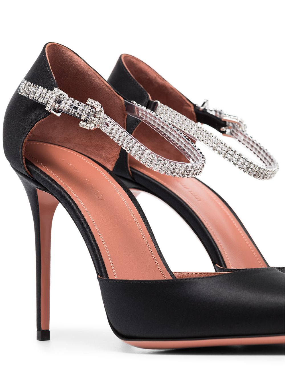 фото Amina muaddi ursina 105mm crystal-embellished pumps